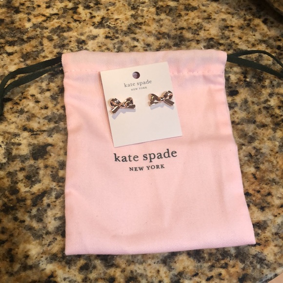 NWT Kate Spade Bow Earrings - Picture 3 of 3